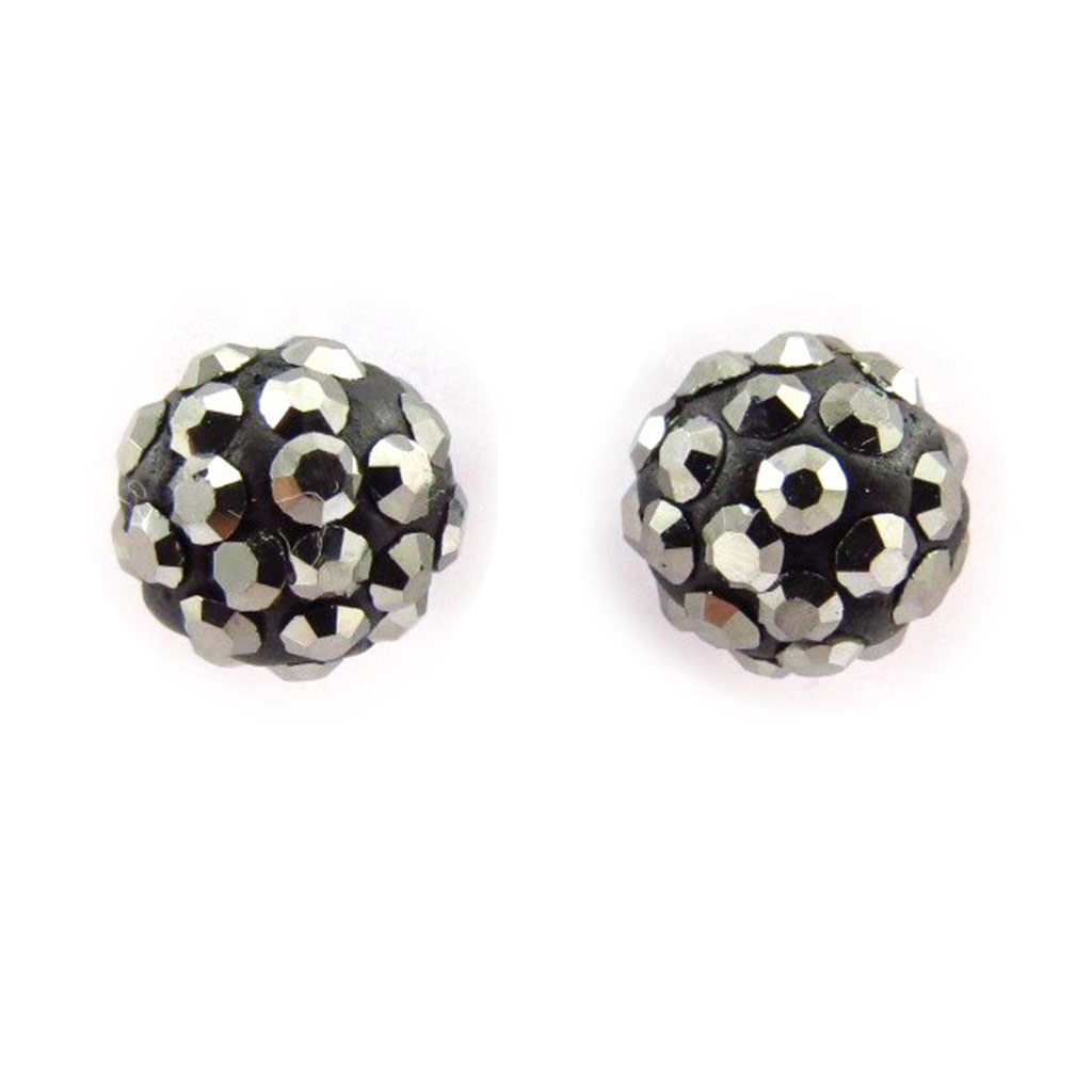 Boucles Créateur \'Sissi\' gris - [J5893]