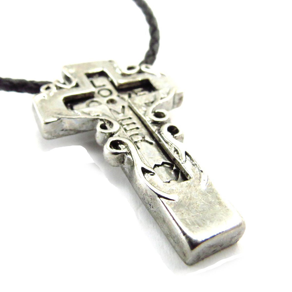 Collier créateur \'Croix Mystique\'  - [J6295]