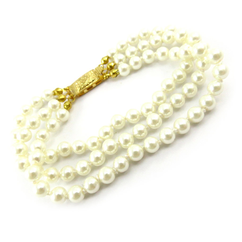 Bracelet \'Perla\' ivoire - [J6307]