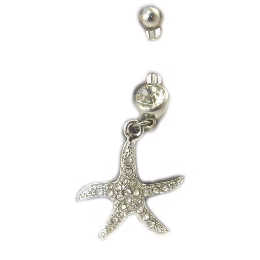 les trésors de lily Body Piercing 'Etoile des Mers' blanc [M5619]