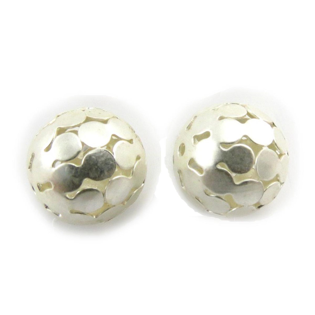Boucles \'Chorégraphie\' argenté - [J7122]