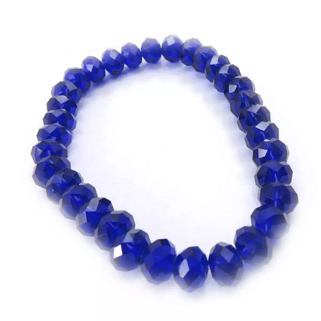 les trésors de lily Bracelet Créateur 'Sissi' bleu [J7996]