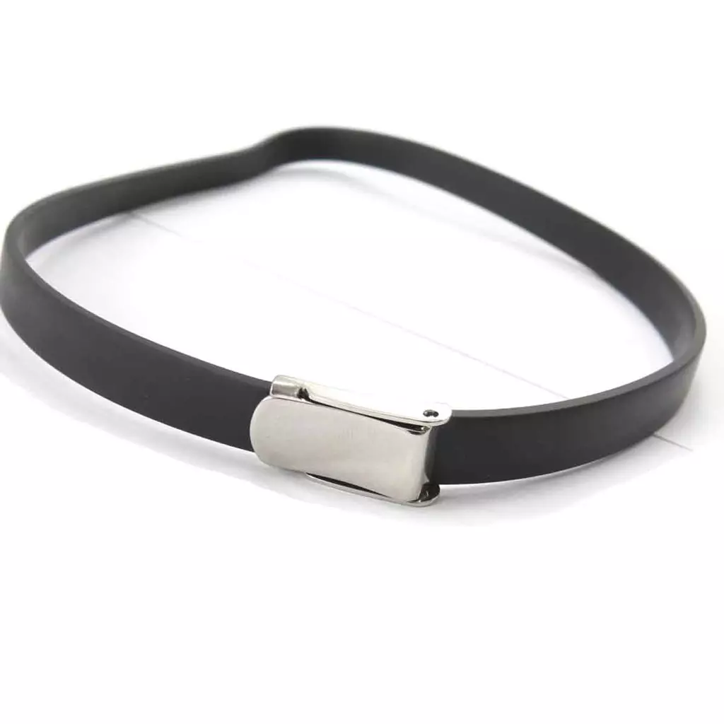 les trésors de lily Collier 'Peaceful' noir (silicone) [J8082]