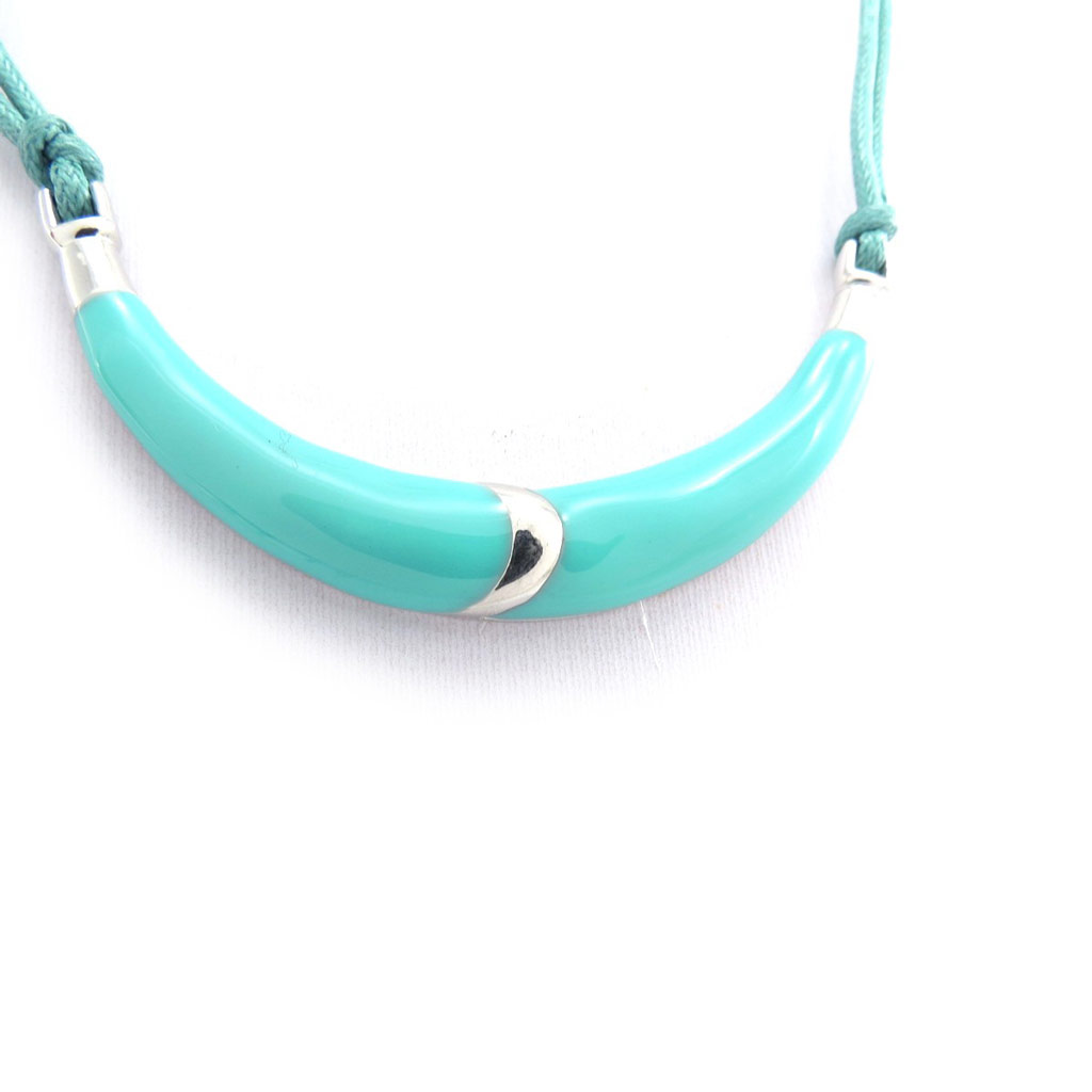 Collier Créateur \'Scarlett\' turquoise - [J9146]