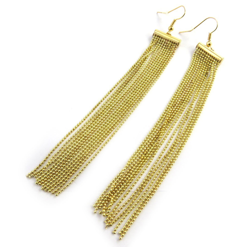 Boucles Créateur \'Chorégraphie\' doré - [M8205]