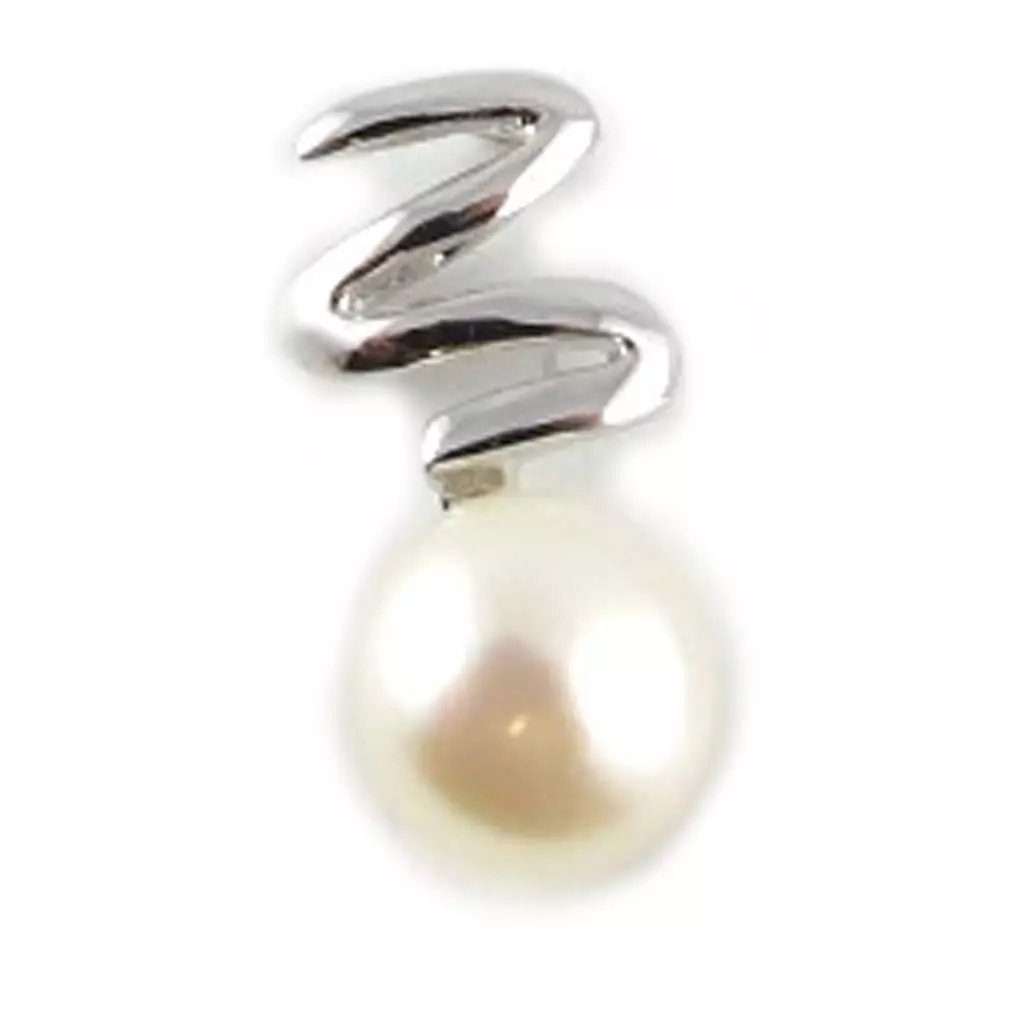 les trésors de lily Pendentif Argent 'Perla' blanc [L1795]