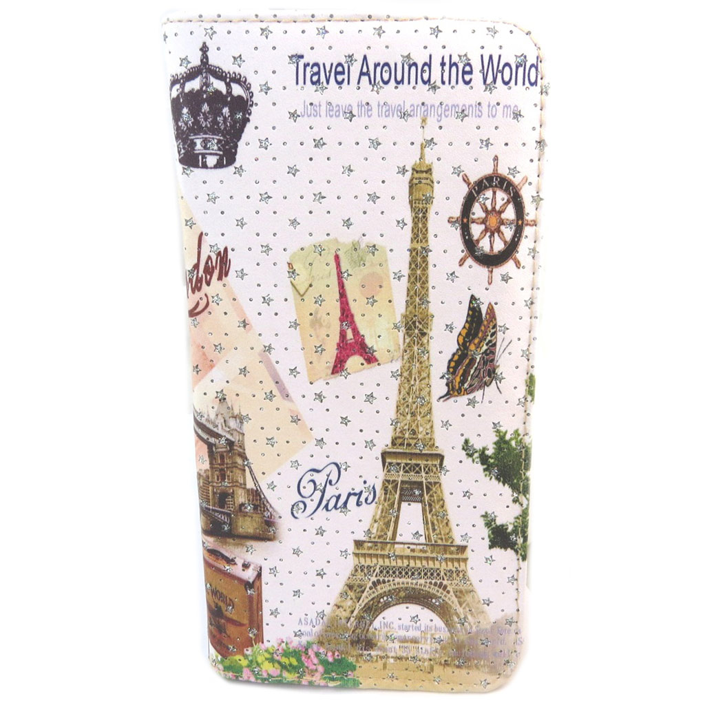 Compagnon Zippé \'Globe Trotteur\' noir beige - 214x107x25 cm - [P3532]
