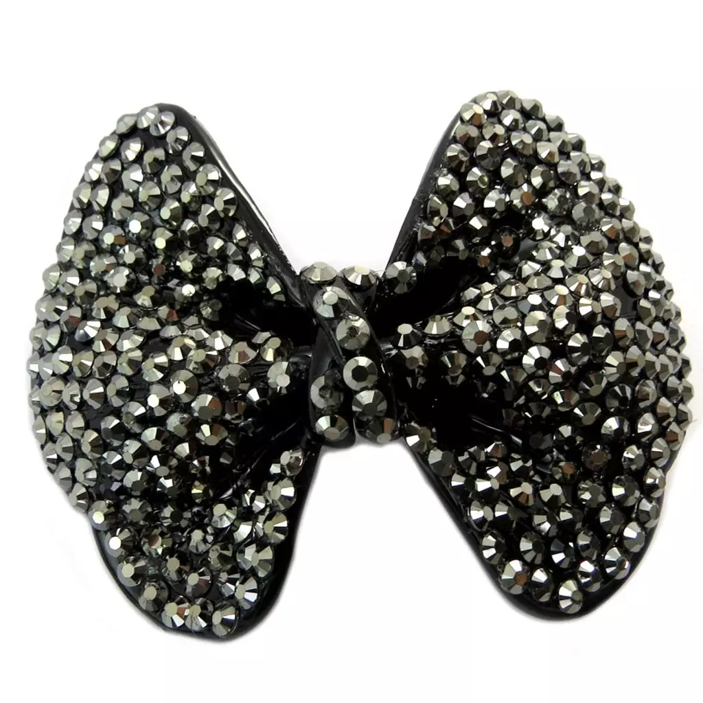 les trésors de lily Barrette créateur 'Scarlett' noir 90x70 mm [P5093]