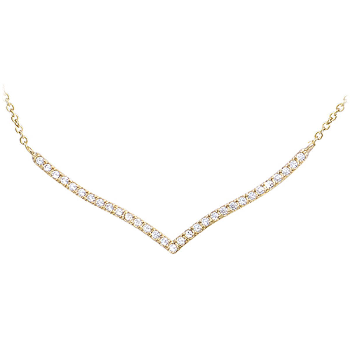 Collier Plaqué-Or \'Sissi\' blanc doré - 40x3 mm - [N7125]
