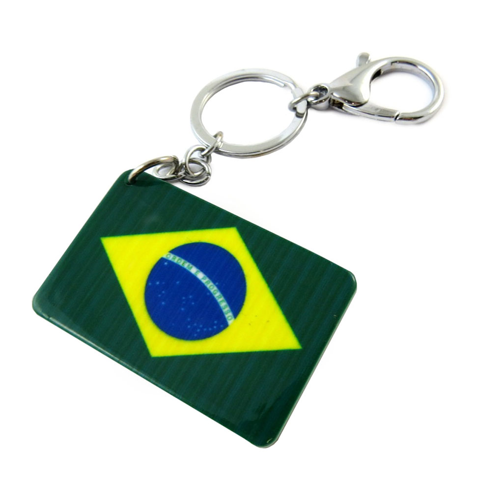 Porte-Clés \'Brésil\' vert - [N7298]