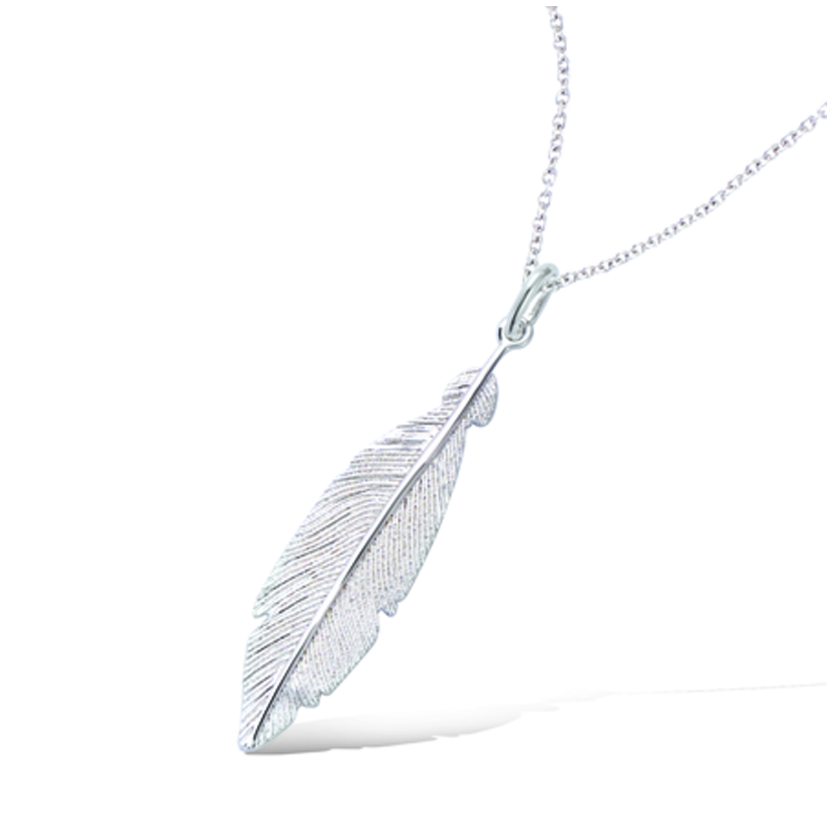 Pendentif Argent \'Navajos\' argenté (rhodié) - 40x10 mm - [P8020]