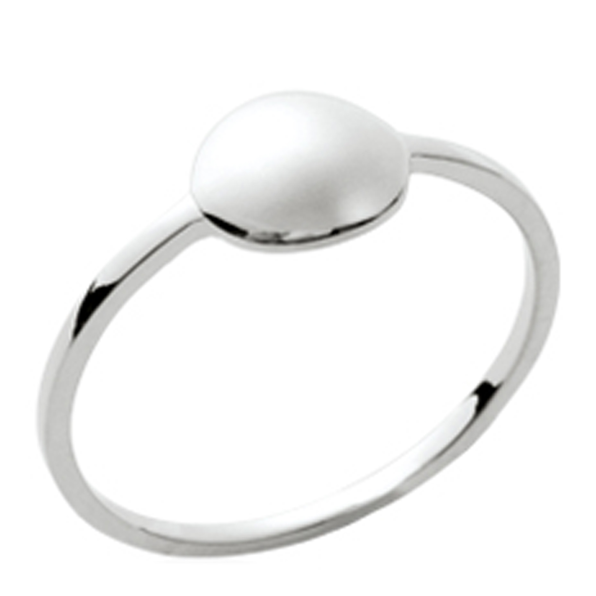 Bague Argent \'Chorégraphie\' argenté (rhodié) - 7 mm - [Q8430]