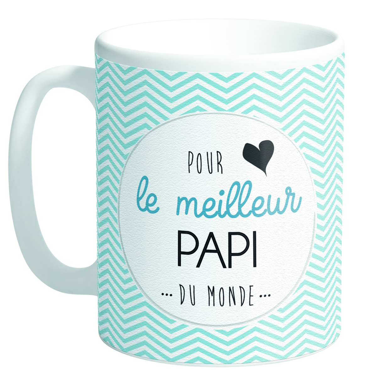 Mug tendresse \'Messages\' (Pour le meilleur Papi du monde) - 95x80 mm - [Q8496]