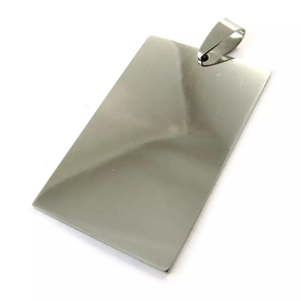 les trésors de lily Pendentif 'Médaille Rectangle' personnalisable 42x25 mm [N7000]