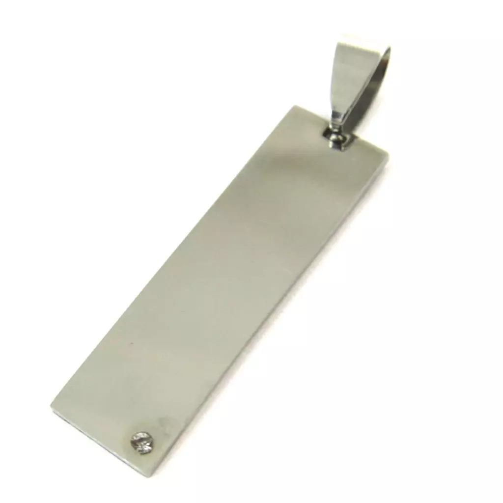 les trésors de lily Pendentif 'Peaceful' personnalisable 35x10 mm [N7005]
