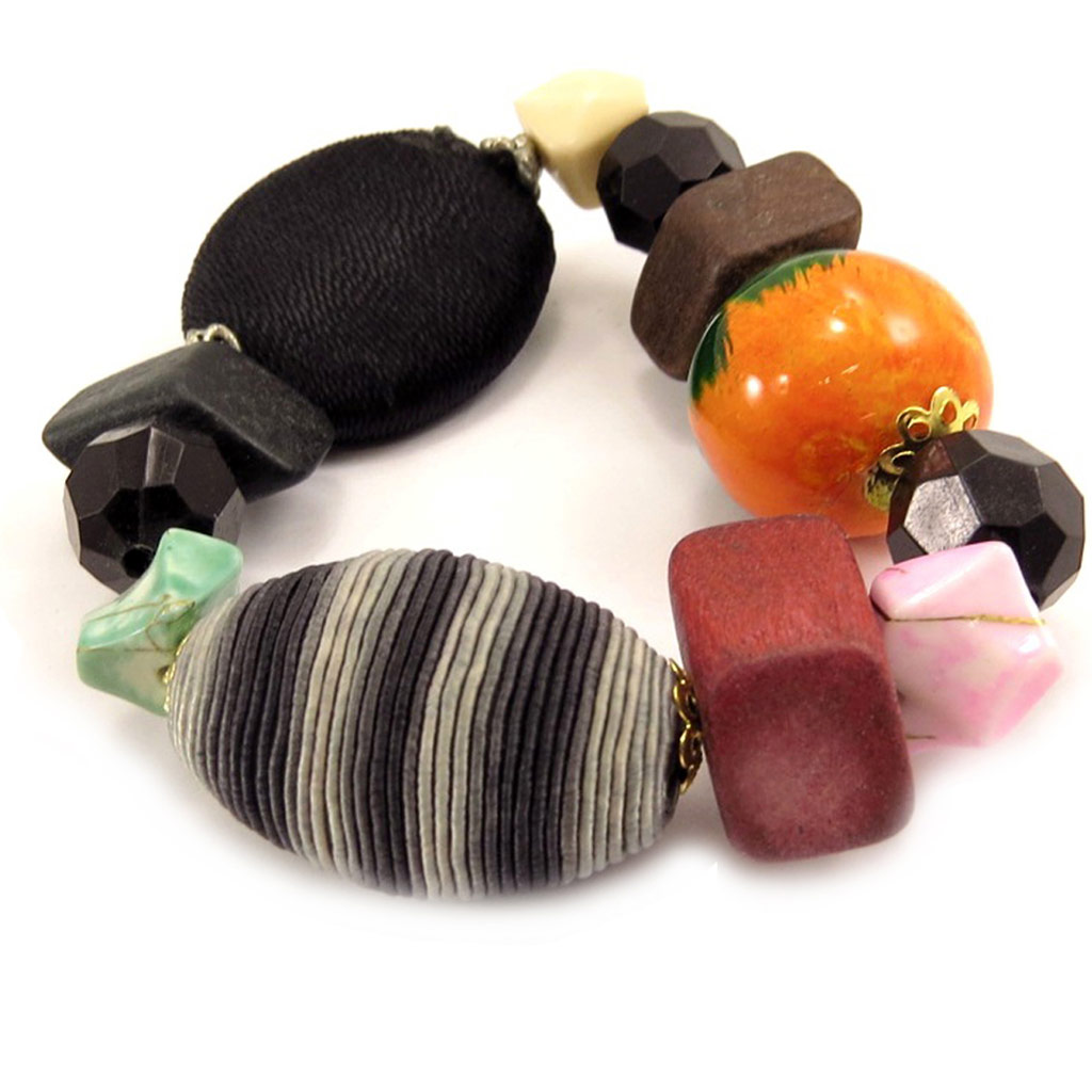 Bracelet Créateur \'Papyrus\' Tutti Frutti  - [D7767]