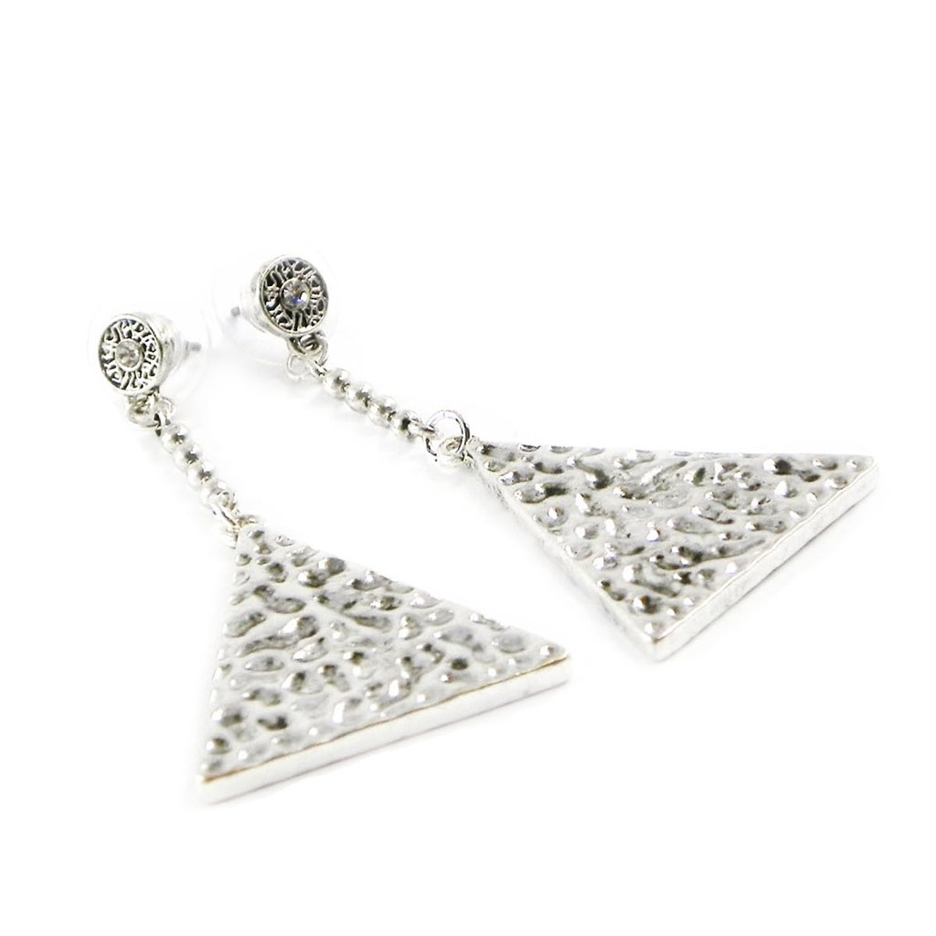 Boucles Créateur \'Queen\' Argenté - [H9769]