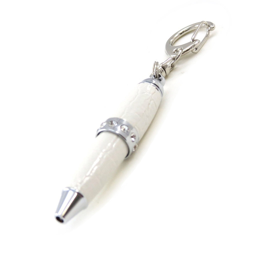 Porte-clés Créateur \'Sissi\' stylo blanc - [I7073]