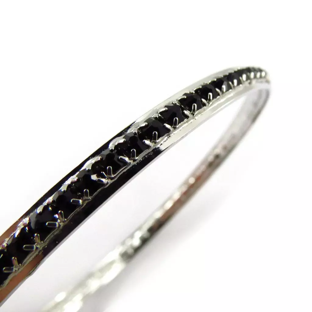 les trésors de lily Bracelet créateur 'Sissi' noir [J6663]