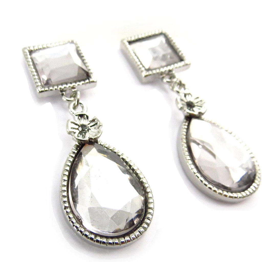 Boucles Créateur \'Sissi\' gris - [J6688]