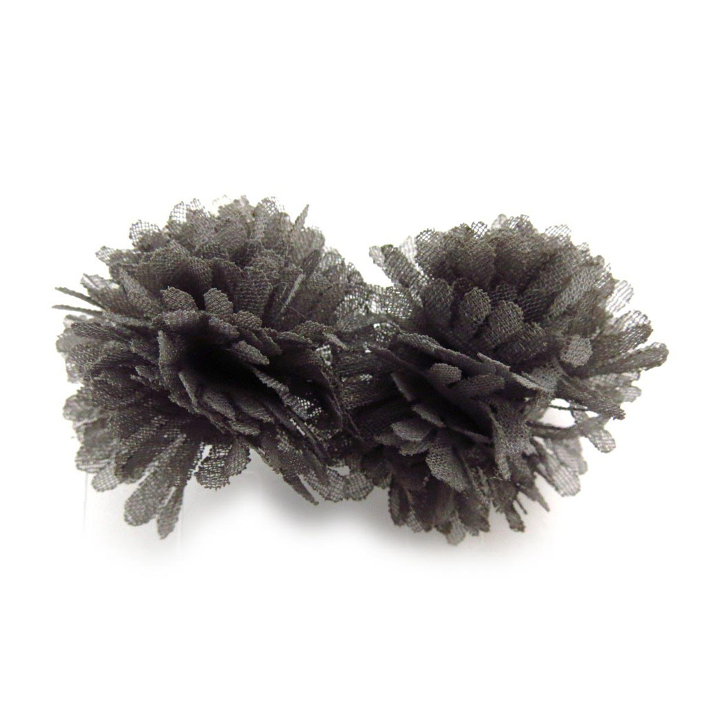 Boucles Créateur \'Scarlett\' gris - [J6763]