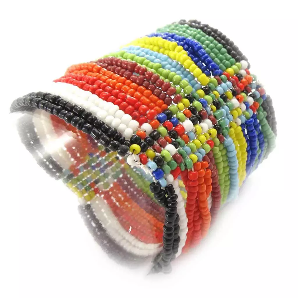 les trésors de lily Bracelet Créateur 'Calcutta' tutti frutti [J8716]