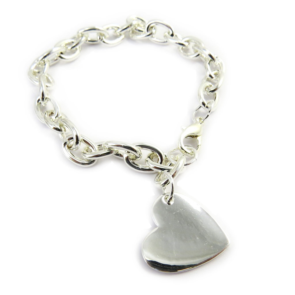 Bracelet créateur \'Love\' argenté - [L7632]