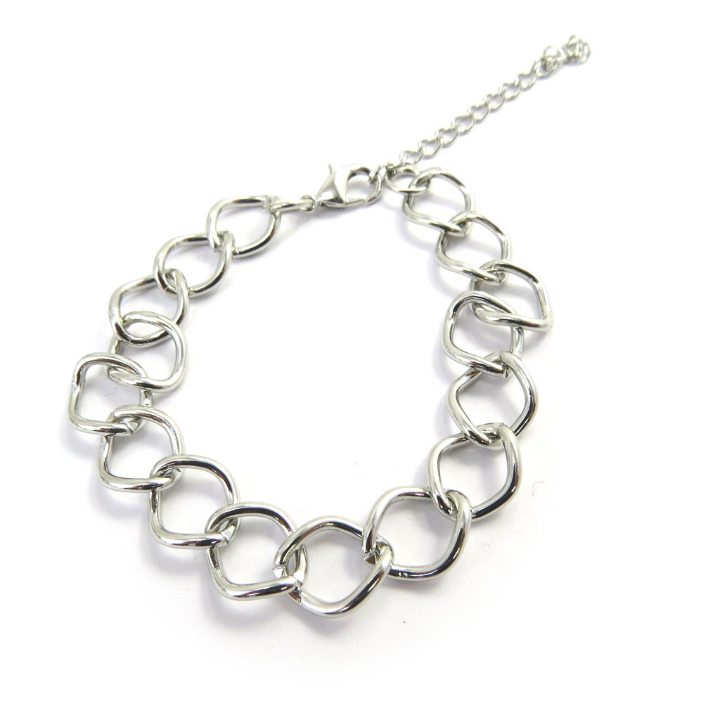 Bracelet \'Chorégraphie\' argenté  - [L7636]