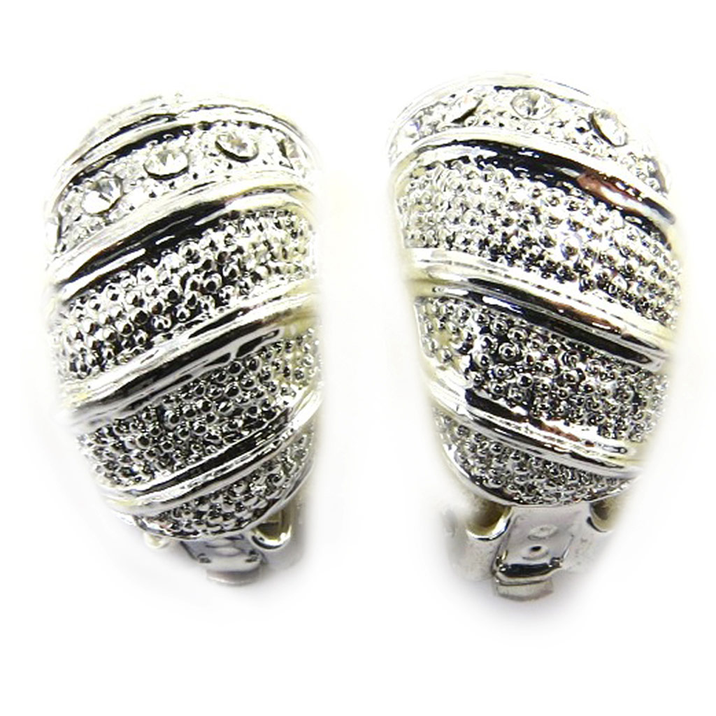 Clips \'Scarlett\' argenté  - [M0671]