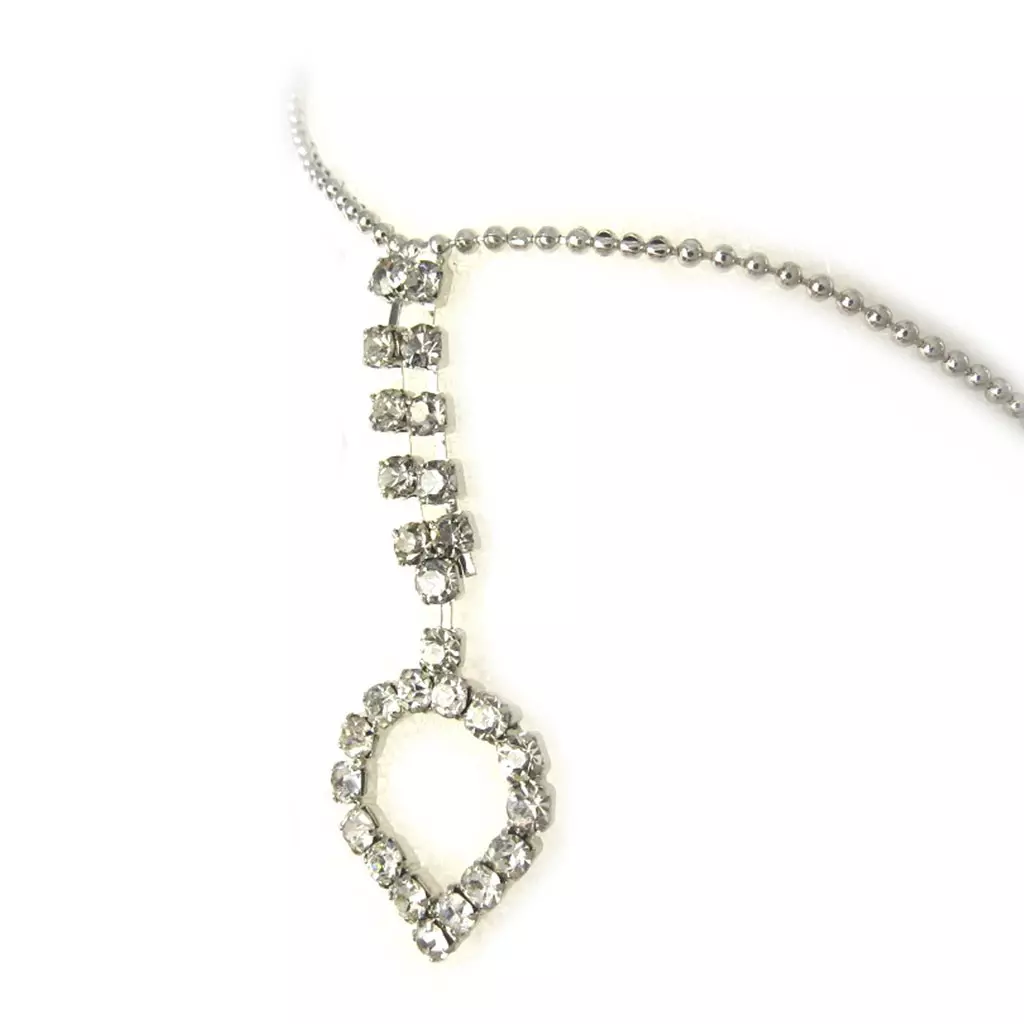 les trésors de lily Chaine Cheville 'Love' blanc [M1828]