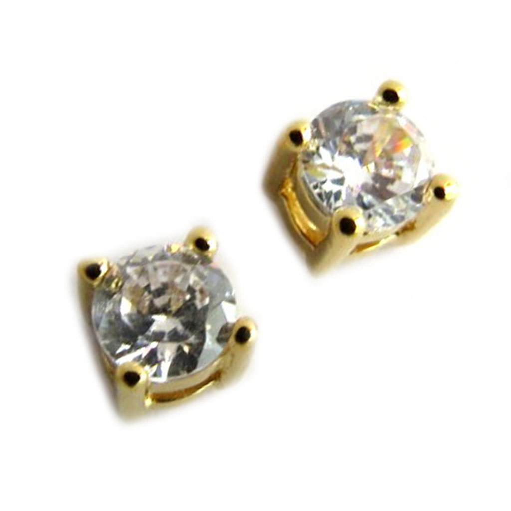 Boucles \'Essentiel\' Blanc - 4 mm - [N7252]