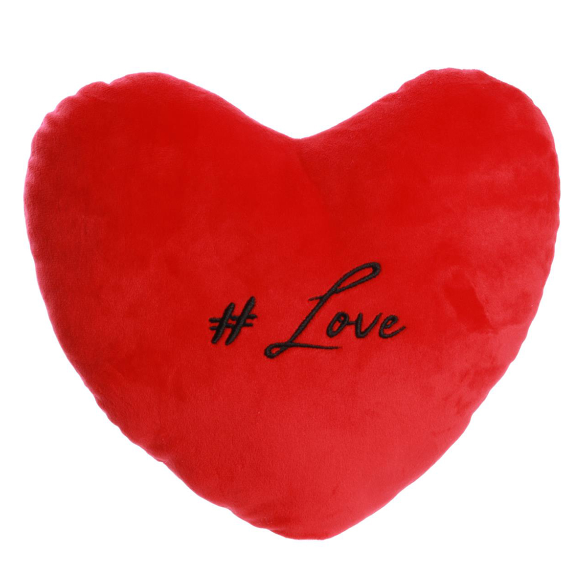 Coussin velours \'Mots d\'Amour\' rouge (#love) - 30x30 cm - [Q3265]