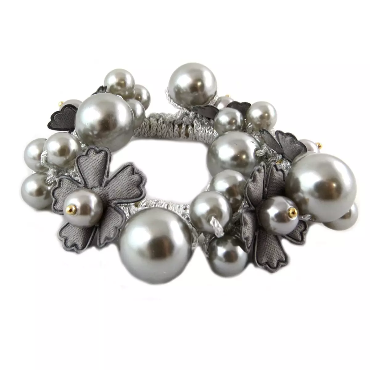 les trésors de lily Chouchou créateur 'Sissi' gris largeur 25 cm [Q0077]