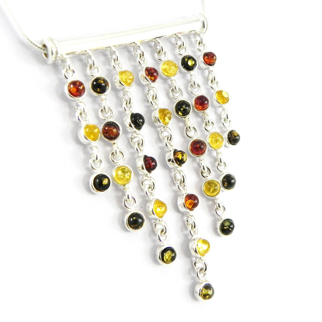 Collier \'Chloé\' Ambre  - [F9826]