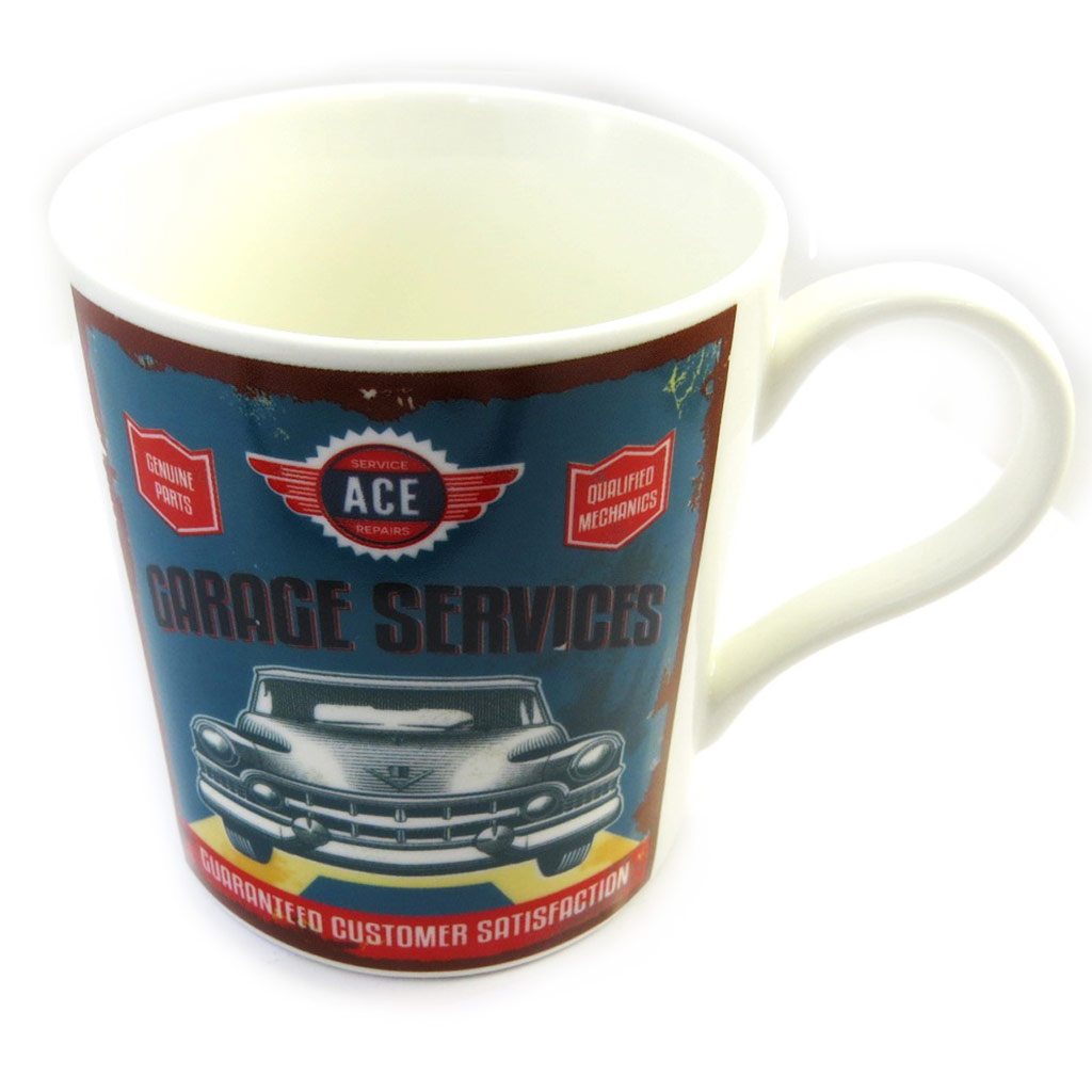 Mug \'Vintage Design\' car - [M3189]
