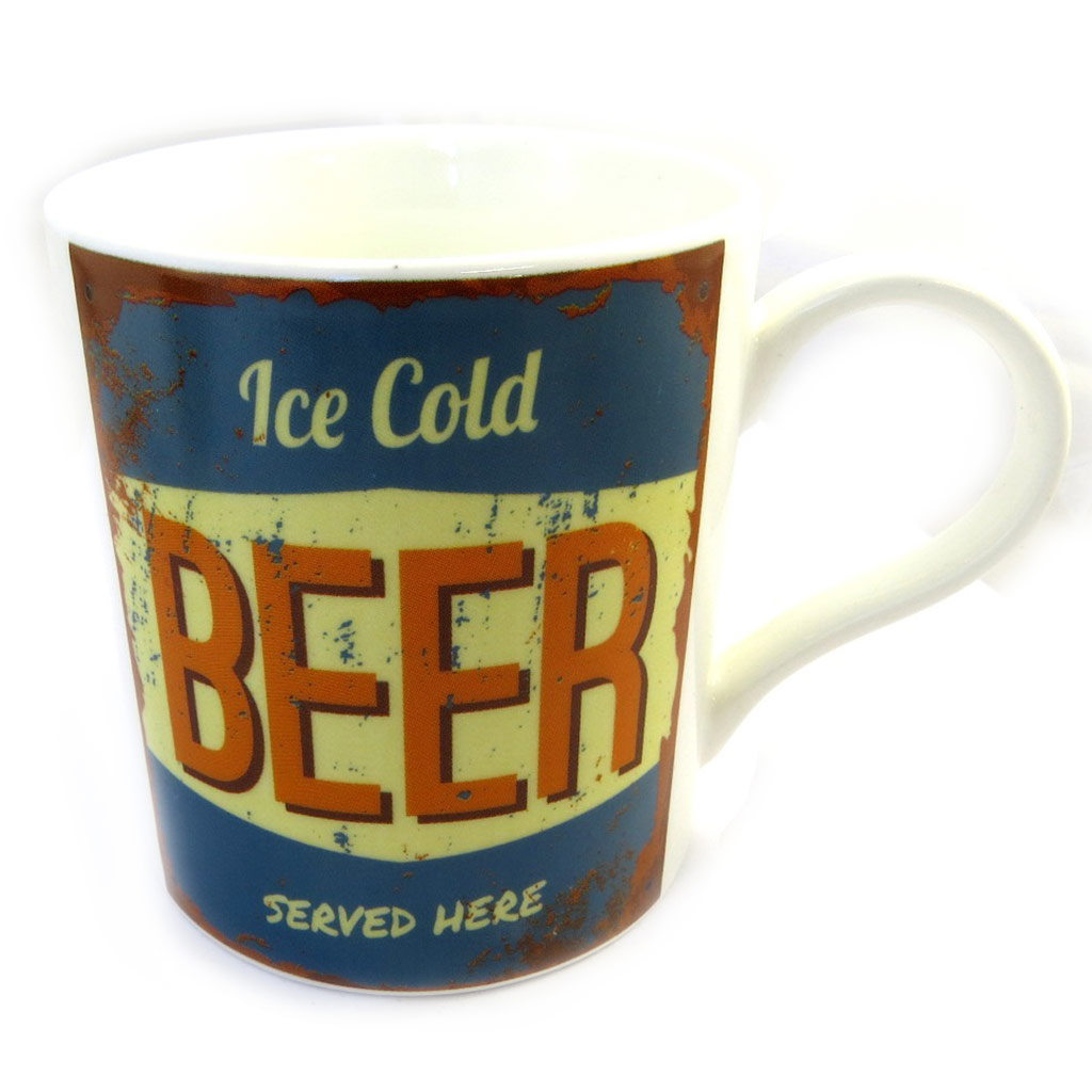 Mug \'Vintage Design\' beer - [M3193]