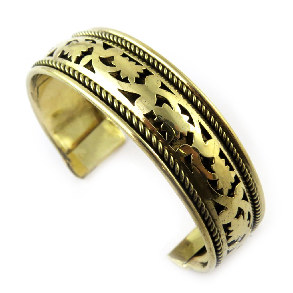 Bracelet créateur \'Cleopatra\' doré - [N8074]