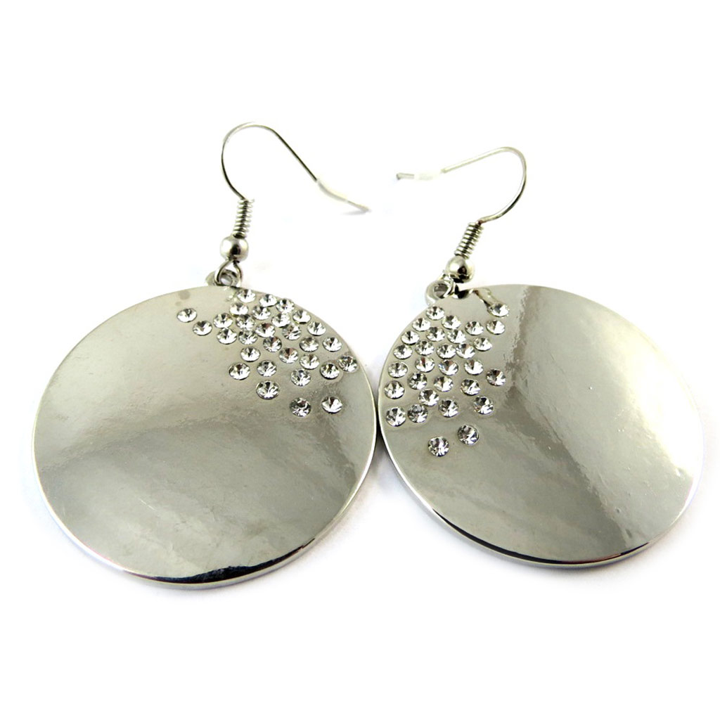Boucles Créateur \'Cléopatra\' argenté - [P0144]