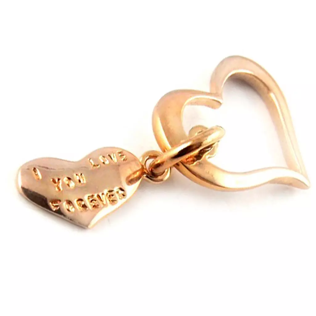 les trésors de lily Pendentif 'I Love Mom' or / [D0982]