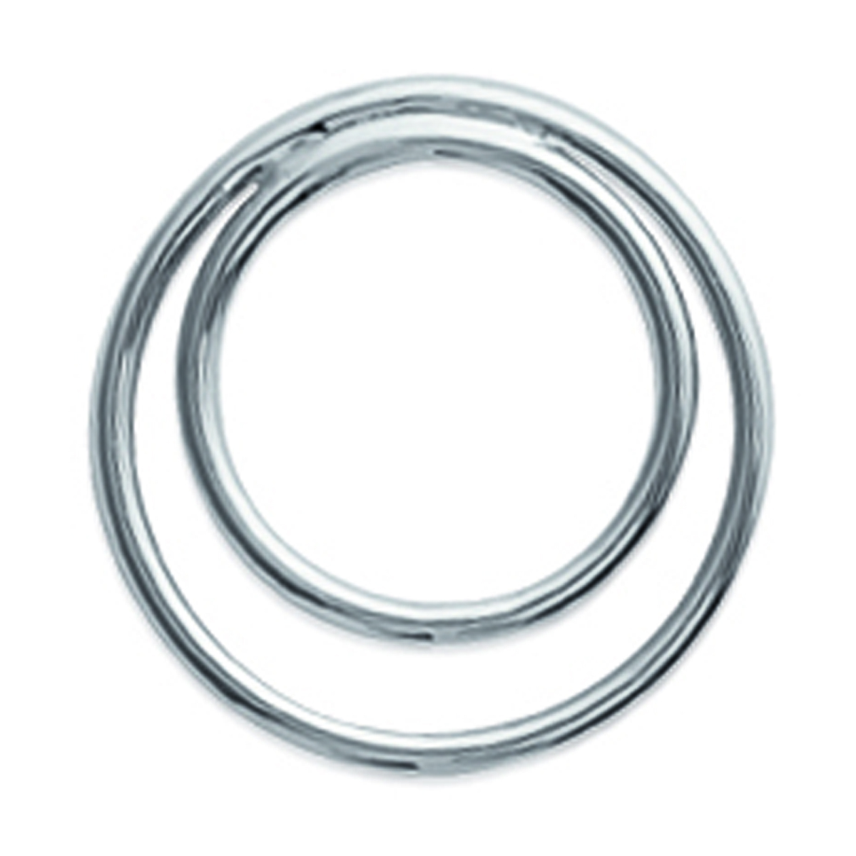 Pendentif Argent \'Chorégraphie\' argenté (rhodié) - 15 mm - [K7711]