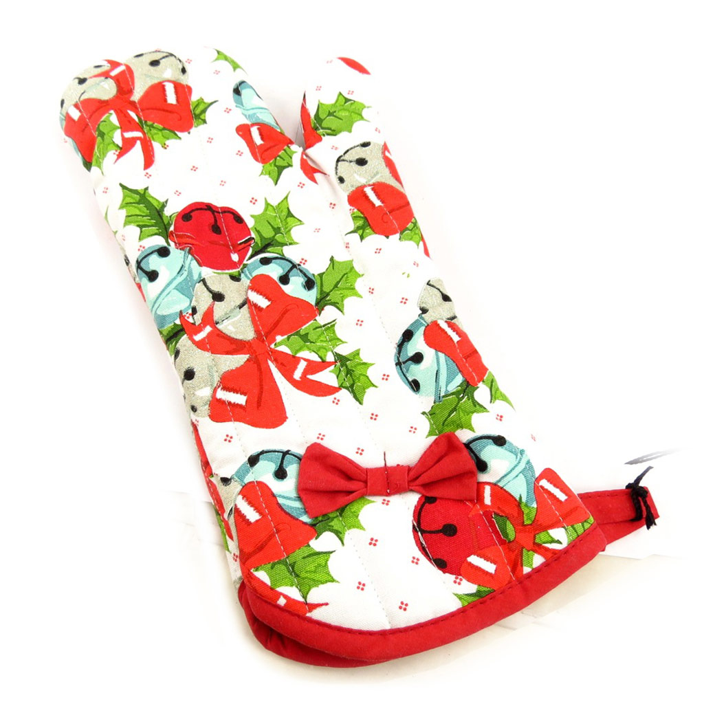 Gant de cuisine créateur \'Hôtesse\' christmas - [K7803]