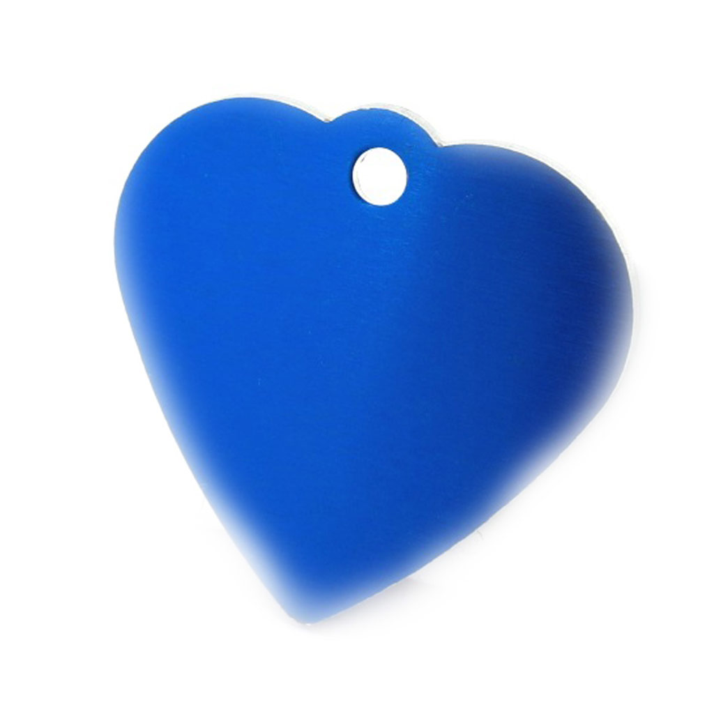 Médaille Animaux \'Coeur\' Bleu - [C3728]