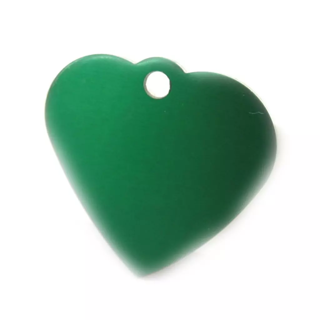 les trésors de lily Médaille Animaux 'Coeur' Vert [C3730]
