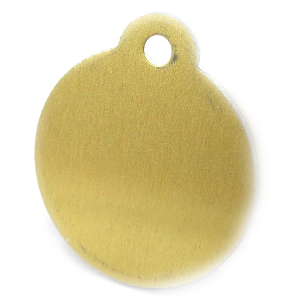 Médaille Animaux \'Rond\' Doré - [C3734]