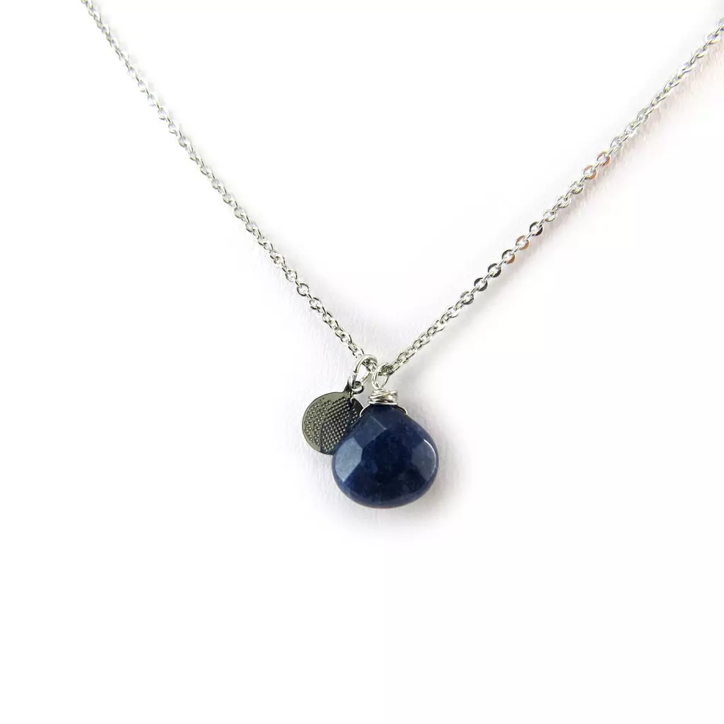 les trésors de lily Collier 'Minéralia' bleu [N3745]
