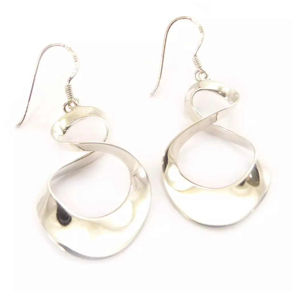 les trésors de lily Boucles Argent 'Chorégraphie' [C4418]