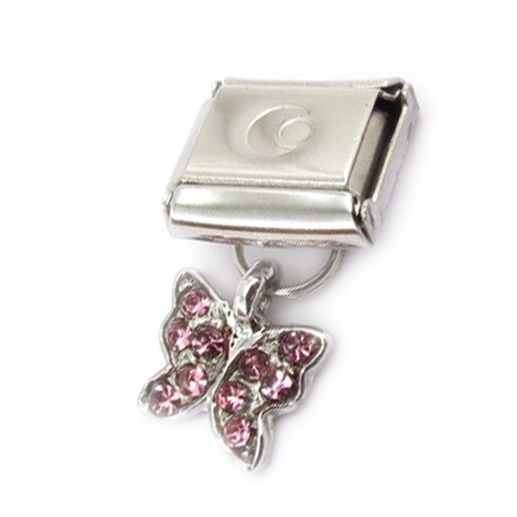 Maille \'Papillon\' Rose - [C5993]