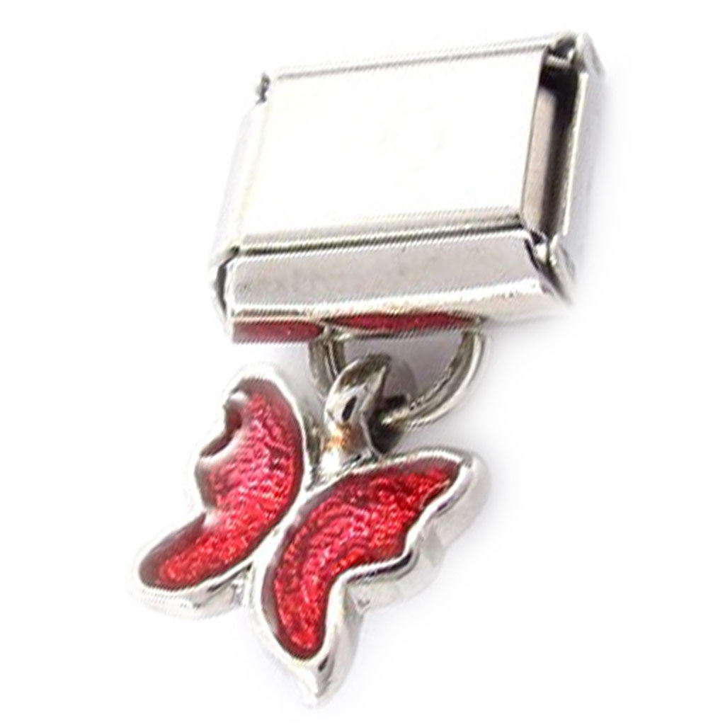 Maille \'Papillon\' Rouge - [C5998]