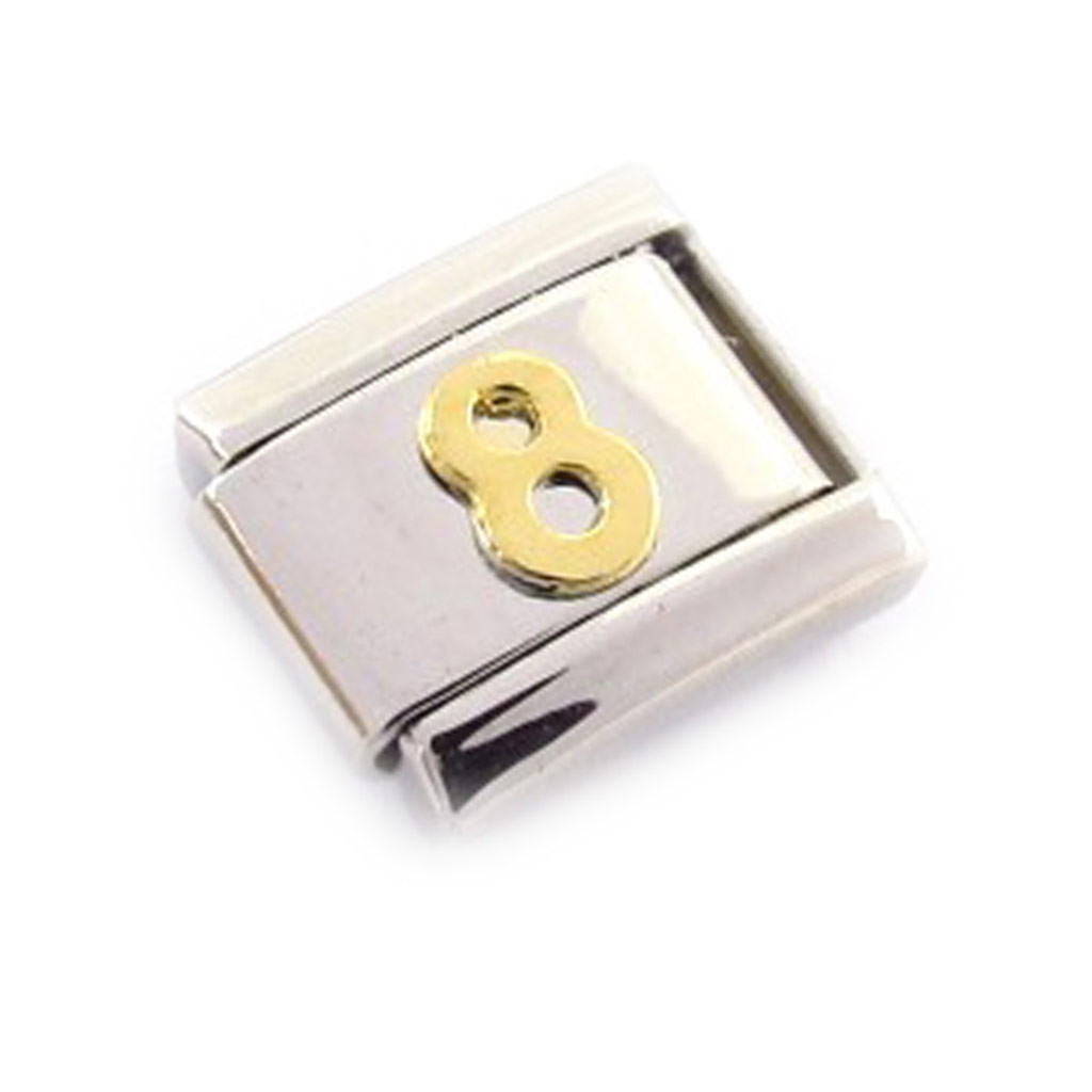 Maille \'Chiffre 8\' Doré - [C6014]