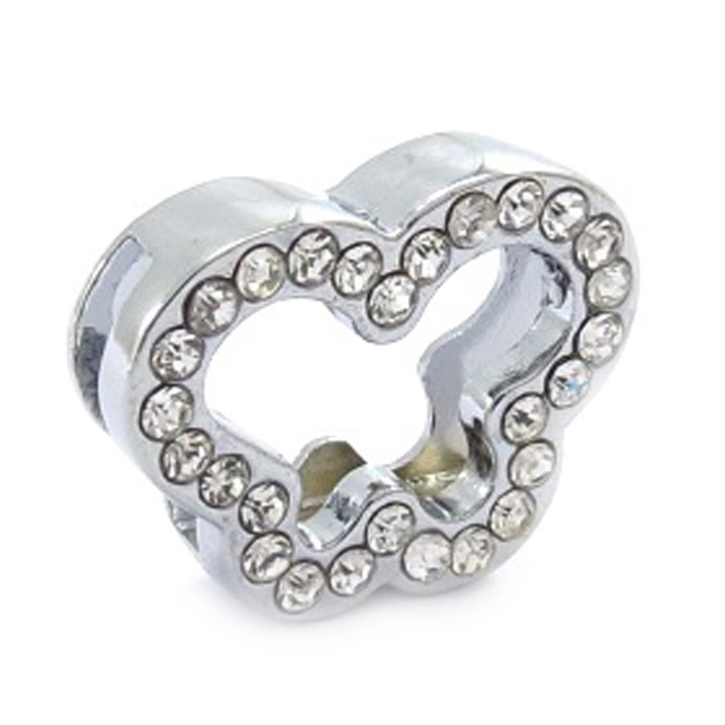 Maille \'Lily Art\' Papillon de Cristal Blanc - [C6367]